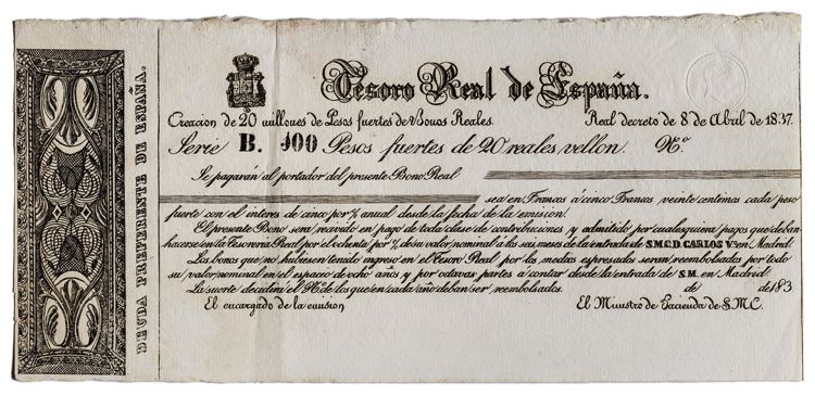 1837. Carlos V, Pretendiente. ... 