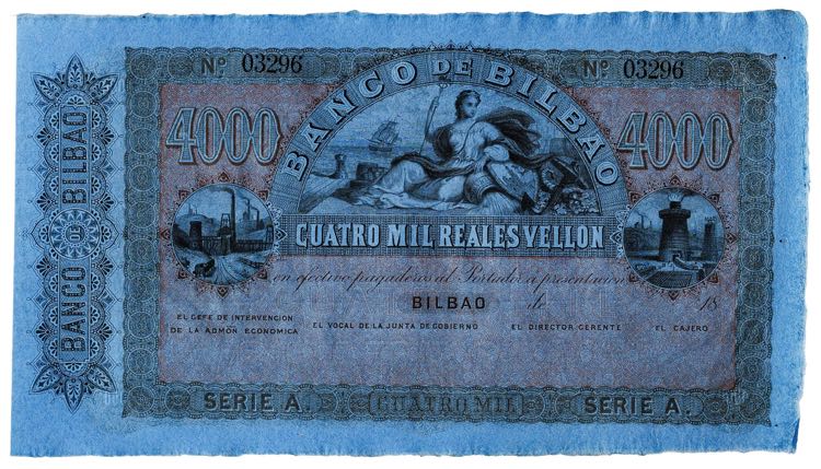 (1857). Banco de Bilbao. 4000 ... 