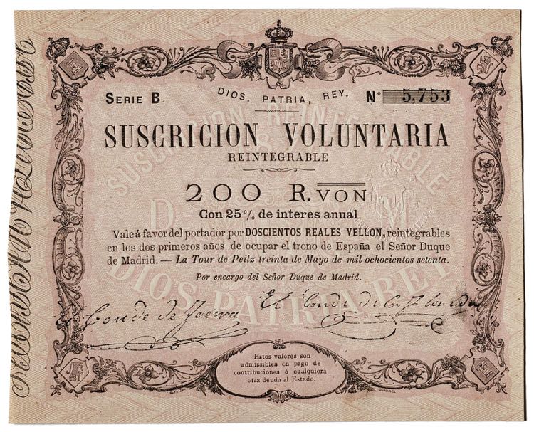 1870. Carlos VII, Pretendiente. La ... 