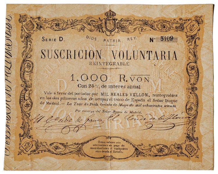 1870. Carlos VII, Pretendiente. La ... 