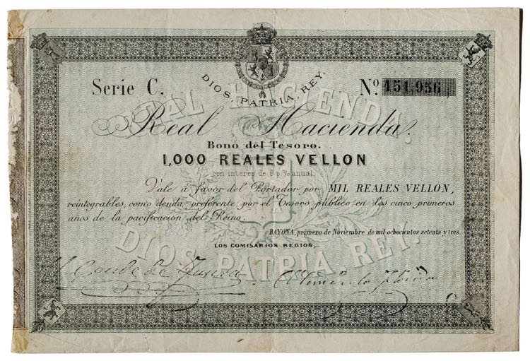 1873. Carlos VII, Pretendiente. ... 