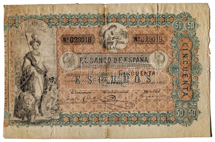 1866. 50 escudos. (Ed. 230F). 1 de ... 
