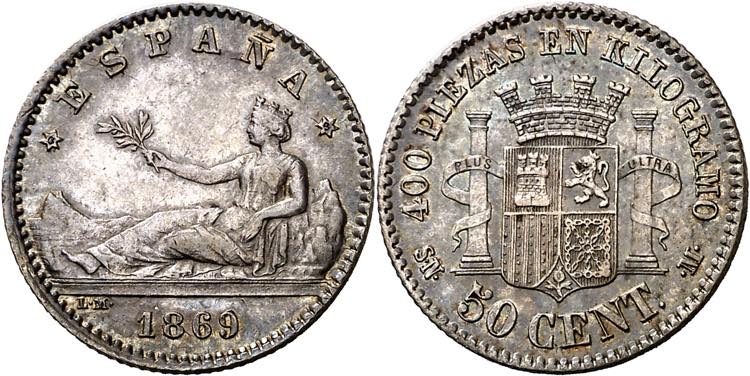 1869*69. Gobierno Provisional. ... 