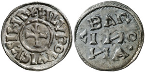 Lluís, el Pietós (814-840). Barcelona. ... 