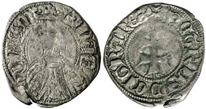 Pere III (1336-1387). Aragón. Dinero ... 