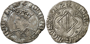 Joan I (1387-1396). Perpinyà. Doble ... 