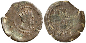 Eivissa. Felipe IV. Dobler. (Cru.C.G. 3710) ... 
