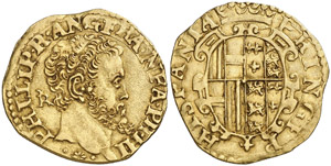 s/d. Felipe II. Nàpols. IBR. 1 ducat. ... 