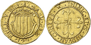 1701. Felipe V. Sardenya (Cagliari). 1 ... 