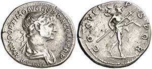 (115 d.C.). Trajano. Denario. (Spink 3133) ... 