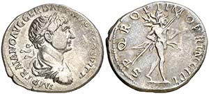 (113 d.C.). Trajano. Denario. (Spink falta) ... 