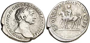 (113 d.C.). Trajano. Denario. (Spink 3166) ... 