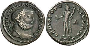 (302-305 d.C.). Constancio I, Cloro. ... 