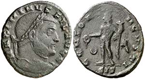 (309-310 d.C.). Maximino II, Daza. Siscia. ... 