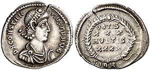 (357-361 d.C.). Constancio II. Sirmium. ... 