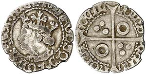 Alfons IV (1416-1458). Perpinyà. Mig croat. ... 