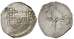 1589. Felipe II. Sevilla. . 4 reales. (Cal. ... 