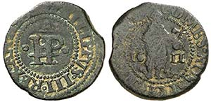 1611. Felipe III. Perpinyà. 1 ternet. (Cal. ... 