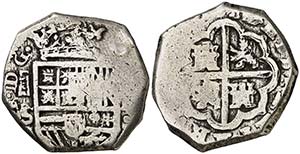 (1)613/0. Felipe III. Segovia. S. 2 reales. ... 