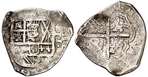 Felipe III o IV. ¿Sevilla?. 2 reales. 6,23 ... 