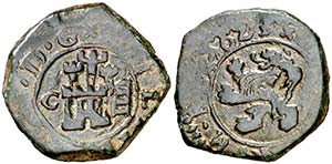 1623. Felipe IV. Cuenca. 4 maravedís. (Cal. ... 