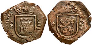 1621. Felipe IV.  (Madrid). 8 maravedís. ... 