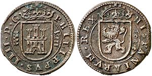 1624. Felipe IV. Segovia. 8 maravedís. ... 