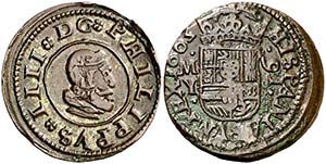 1663. Felipe IV. M (Madrid). Y. 16 ... 
