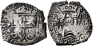 1652. Felipe IV. Potosí. E. 4 reales. (Cal. ... 