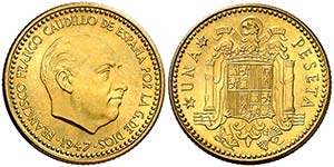 1947*E51. Estado Español. 1 peseta. (Cal. ... 
