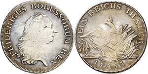 1765. Alemania. Prusia. Federico II. A ... 