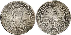 1581. Francia. Enrique III de Navarra. 1 ... 