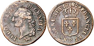 1782. Francia. Luis XVI. (R) Orléans. 1 ... 