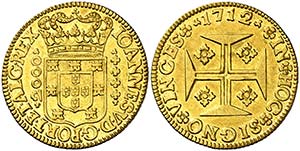 1712. Portugal. Juan V. 2000 reis. (Fr. 96) ... 