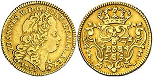 1734. Portugal. Juan V. 2 escudos. (Fr. 88) ... 