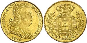 1822. Portugal. Juan VI. 4 escudos. (Fr. ... 