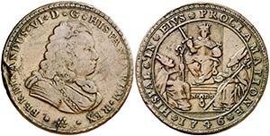 1746. Fernando VI. Sevilla. Medalla de ... 