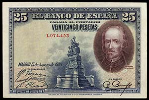 1928. 25 pesetas. (Ed. B112) (Ed. 328). 15 ... 