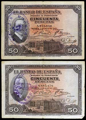 1927. 50 pesetas. (Ed. B115) (Ed. 332). 17 ... 