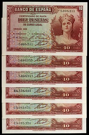 1935. 10 pesetas. (Ed. C15 y C15a) (Ed. 364 ... 