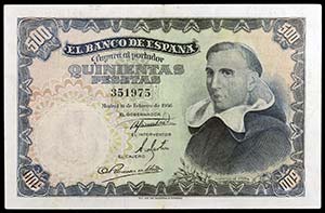 1946. 500 pesetas. (Ed. D53) (Ed. 452). 19 ... 