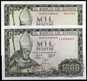 1965. 1000 pesetas. (Ed. D72 y D72a) (Ed. ... 