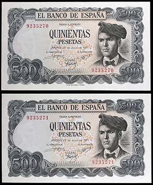 1971. 500 pesetas. (Ed. D74) (Ed. 473). 23 ... 