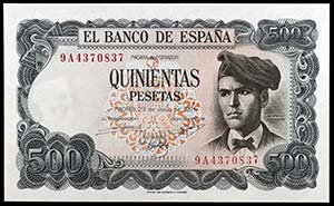 1971. 500 pesetas. (Ed. D74b) (Ed. 473b). 23 ... 