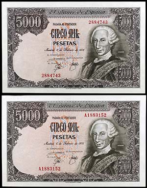 1976. 5000 pesetas. (Ed. E1 y E1a) (Ed. 475 ... 