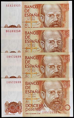 1980. 200 pesetas. (Ed. E6a) (Ed. 480b). 16 ... 