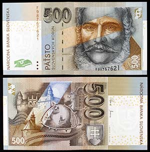 2006. Eslovaquia. Banco Nacional. 500 ... 