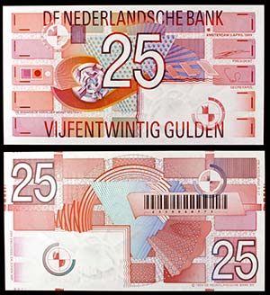 1999. Holanda. De Nederlandsche Bank. 25 ... 