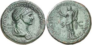 (116 d.C.). Trajano. Sestercio. (Spink 3192) ... 