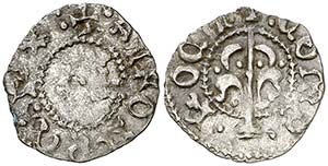 Alfons IV (1416-1458). Perpinyà. Òbol. ... 